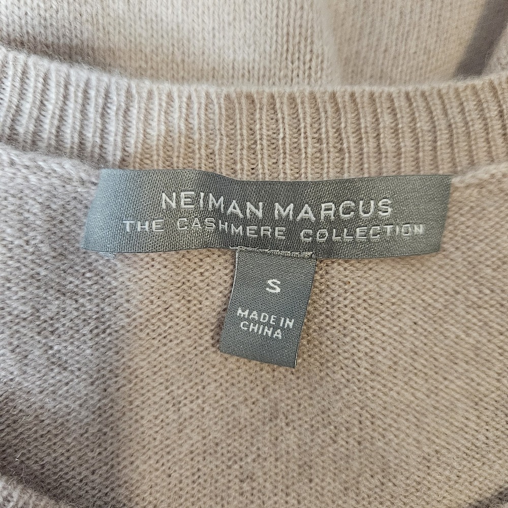 Neiman‎ Marcus 100% Cashmere Sweater Dress Size Small Blush Pink Longsleeve Luxe - Picture 6 of 8
